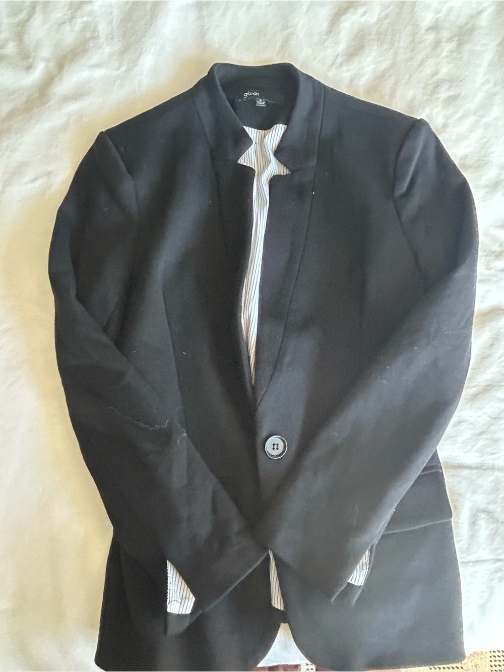 Black Women Single-Button Blazer - Classic Tailored Fit